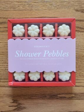 New in Box Paper Source Shower Pebbles Lavender Infused Shower Steamers 16 Count